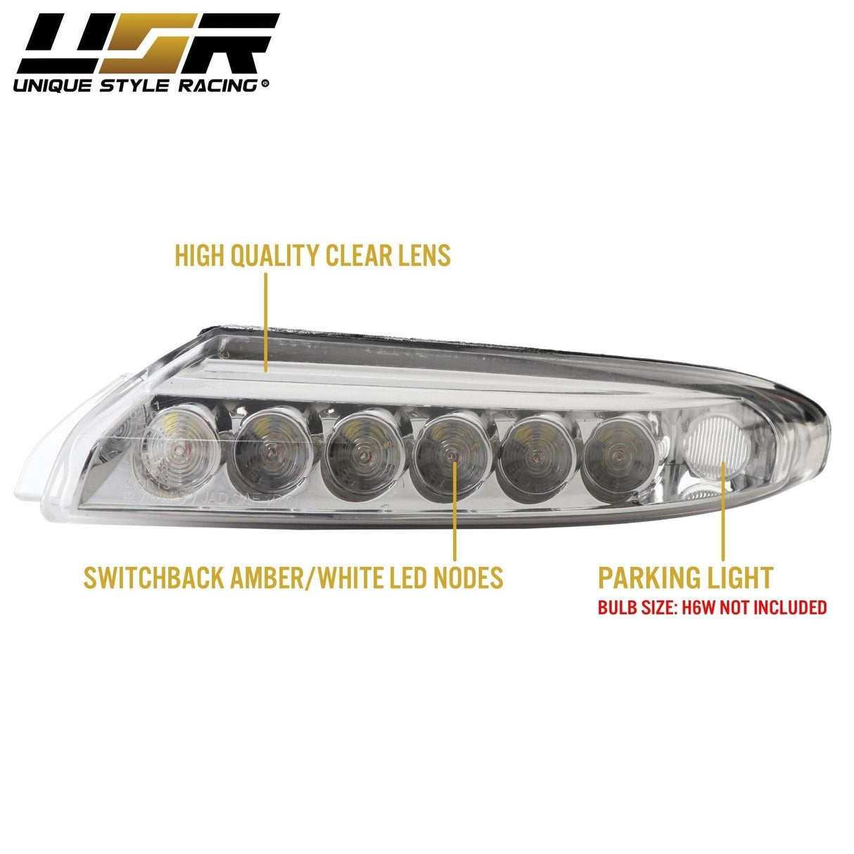 2007-2012 Porsche 997 Turbo/GT2 Smoke LED DRL + Turn Signal Lights