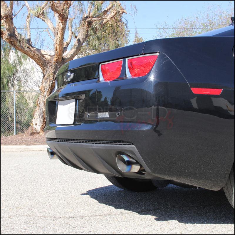 Spec-D Tuning Exhaust Chevy Camaro V6 (10-15) Catback w/ Burnt Blue or Polished Tips