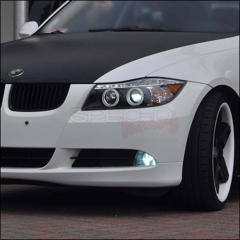 Spec-D Projector Headlights BMW 128i / 135i E82 (07-13) LED Halo - Black/Chrome