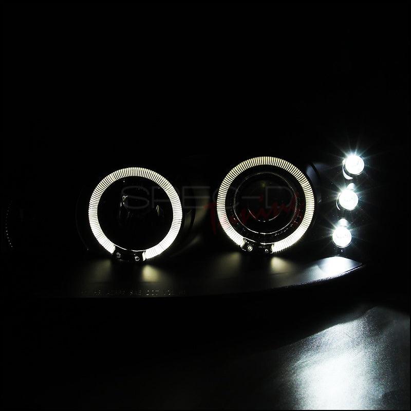 Spec-D Projector Headlights Dodge Intrepid (98-04) Dual LED Halo - Black or Chrome