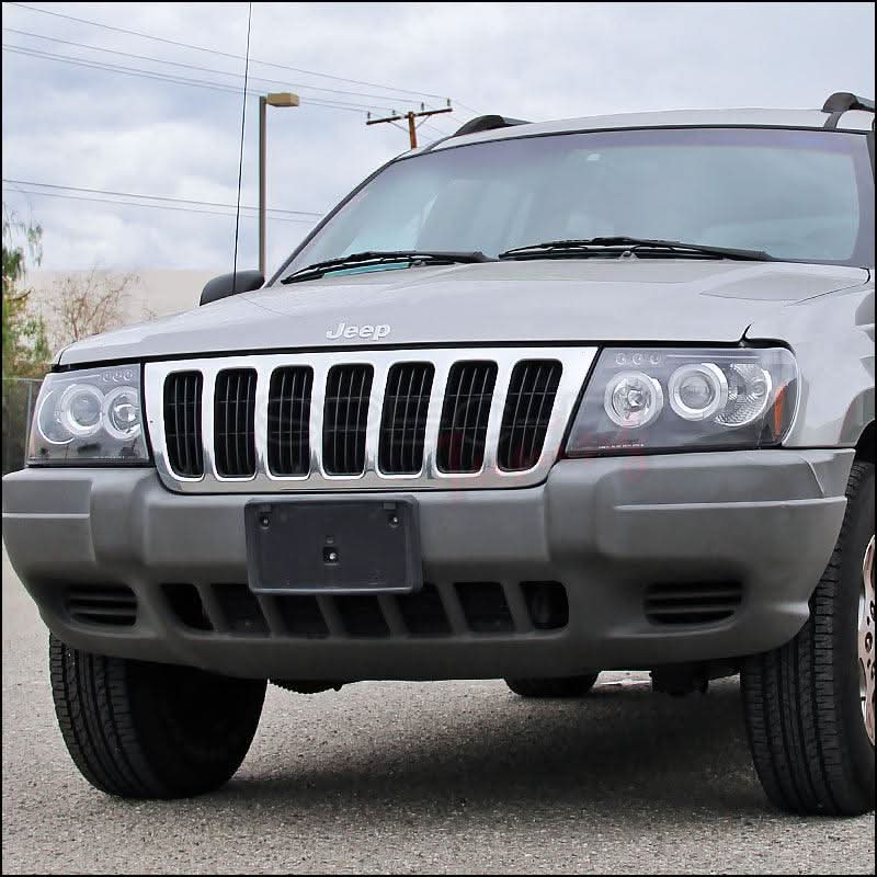 Spec-D Projector Headlights Jeep Grand Cherokee (99-04) Halo LED - Black or Chrome