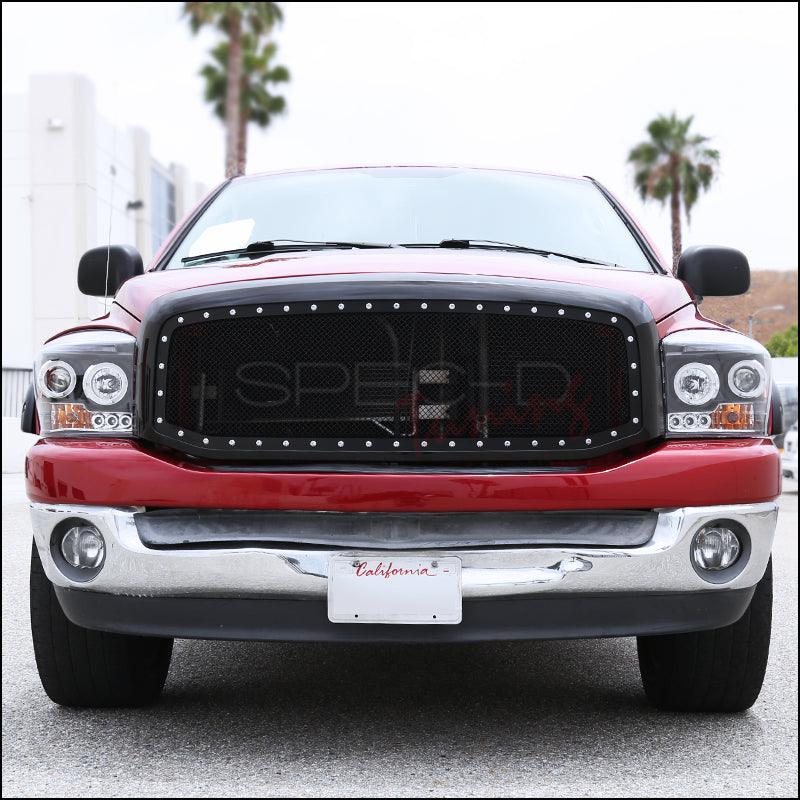 Spec-D Projector Headlights Dodge Ram 1500 (06-08) 2500/3500 (06-09) Halo Black or Chrome