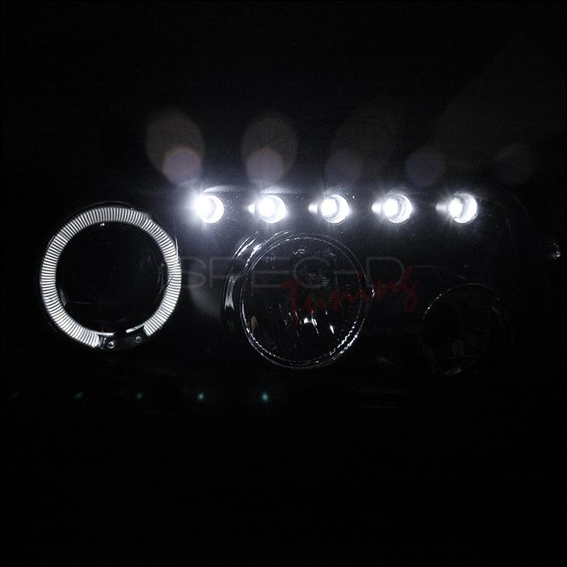 Spec-D Projector Headlights Scion xB (08 09 10) LED DRL w/ Halo - Black or Chrome