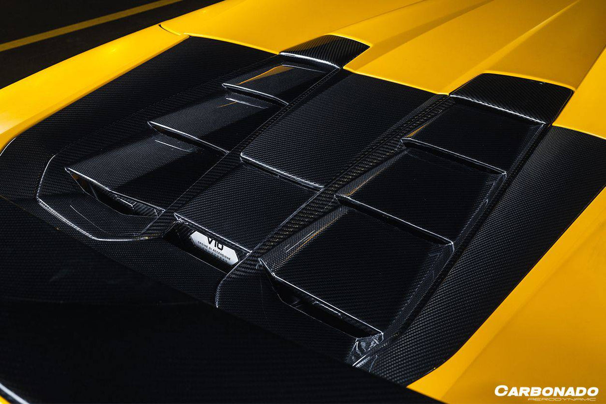 2019-2023 Lamborghini Huracan EVO Spyder OD Style Carbon Fiber Engine Trunk