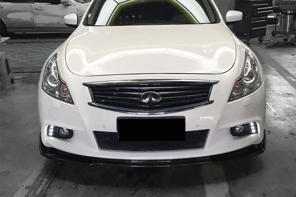 2010-2013 Infiniti G25 G37 Sedan EU Style Carbon Fiber Front Lip
