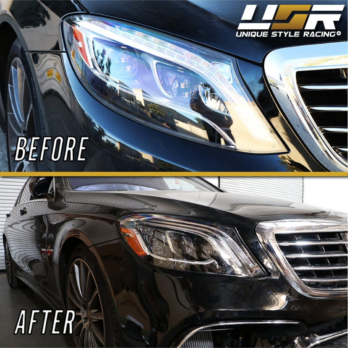 2014-2017 Mercedes W222 S Class Depo Facelift Style Full LED Headlights