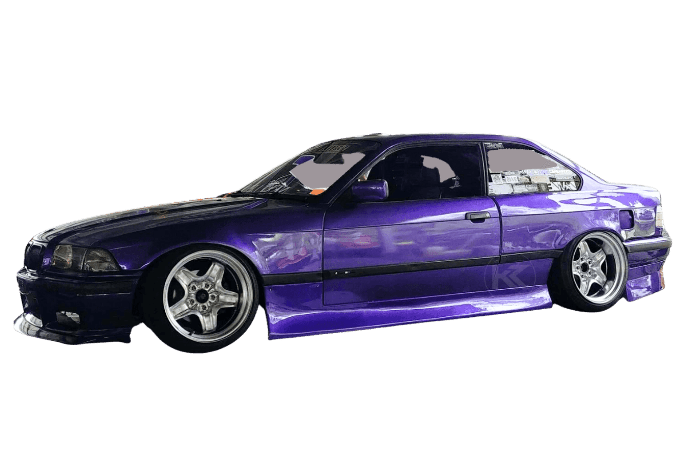 E36 Coupe Complete Over Fender Set (1992-1999) - K2 Industries