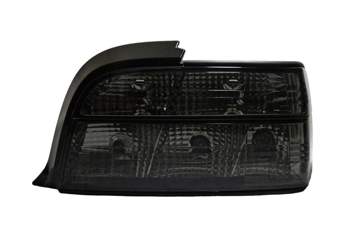 BMW E36 Coupe Smoked/Clear Tail Lights (1990-1999) - K2 Industries