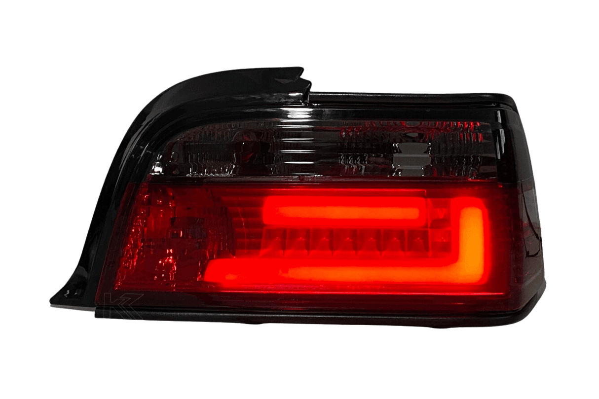 BMW E36 Coupe/Convertible JDM Red/Smoke LED BAR Tail Lights(1991-1998) - K2 Industries