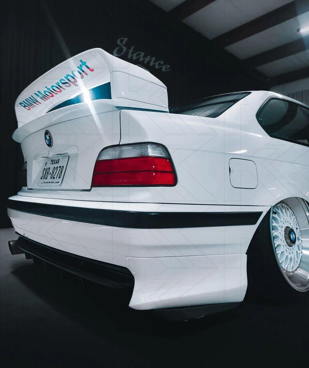 E36 Rear Bumper Splats - Non M (1999-2000) - K2 Industries