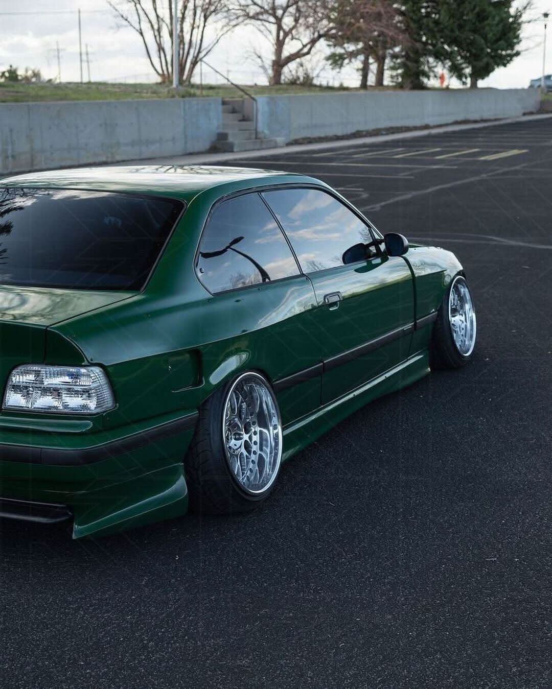 E36 Rear Bumper Splats - Non M (1999-2000) - K2 Industries