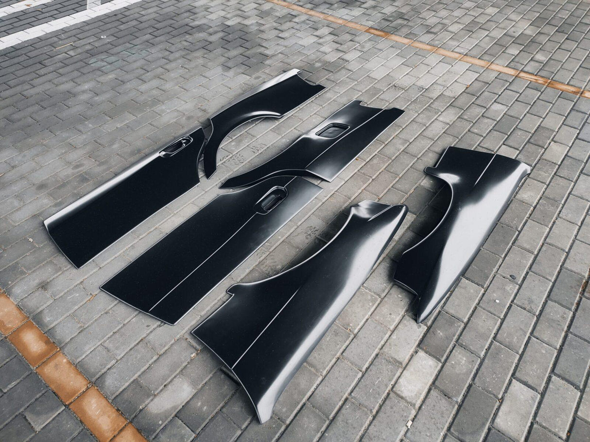 E36 Sedan Complete Over Fender Set - With Door Handle Cut-Outs (1990-1999) - K2 Industries