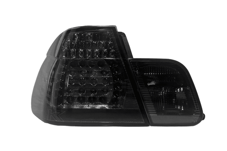 E46 Sedan Clear/Smoked LED Tail Lights - Face Lift (2003-2006) - K2 Industries