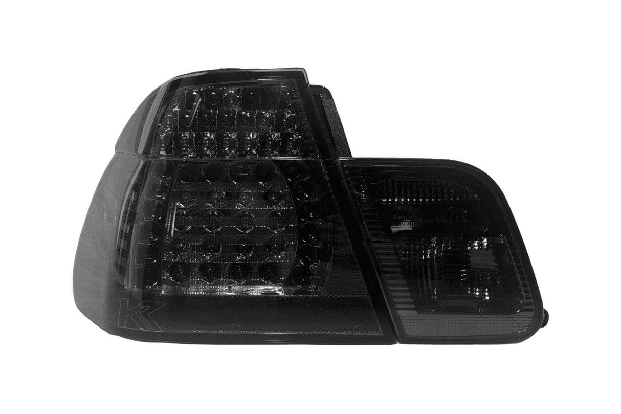E46 Sedan Clear/Smoked LED Tail Lights - Pre Face Lift (1999-2001) - K2 Industries