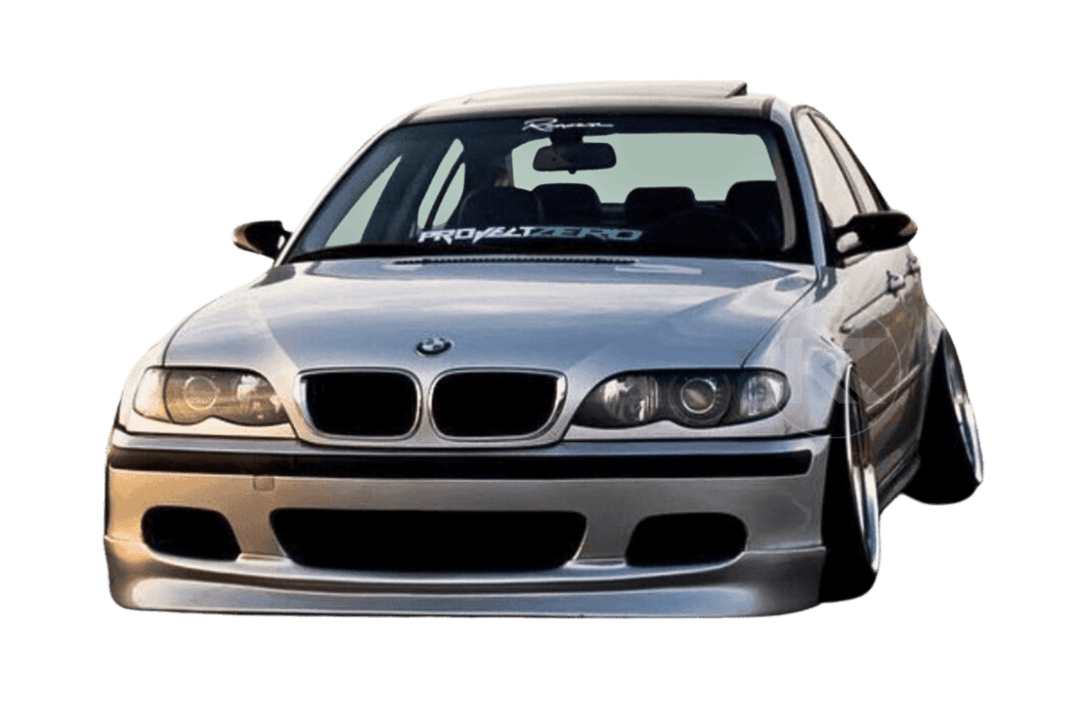 BMW E46 Sedan/Touring Front Lip JDM Style V1 (1999-2006) - K2 Industries
