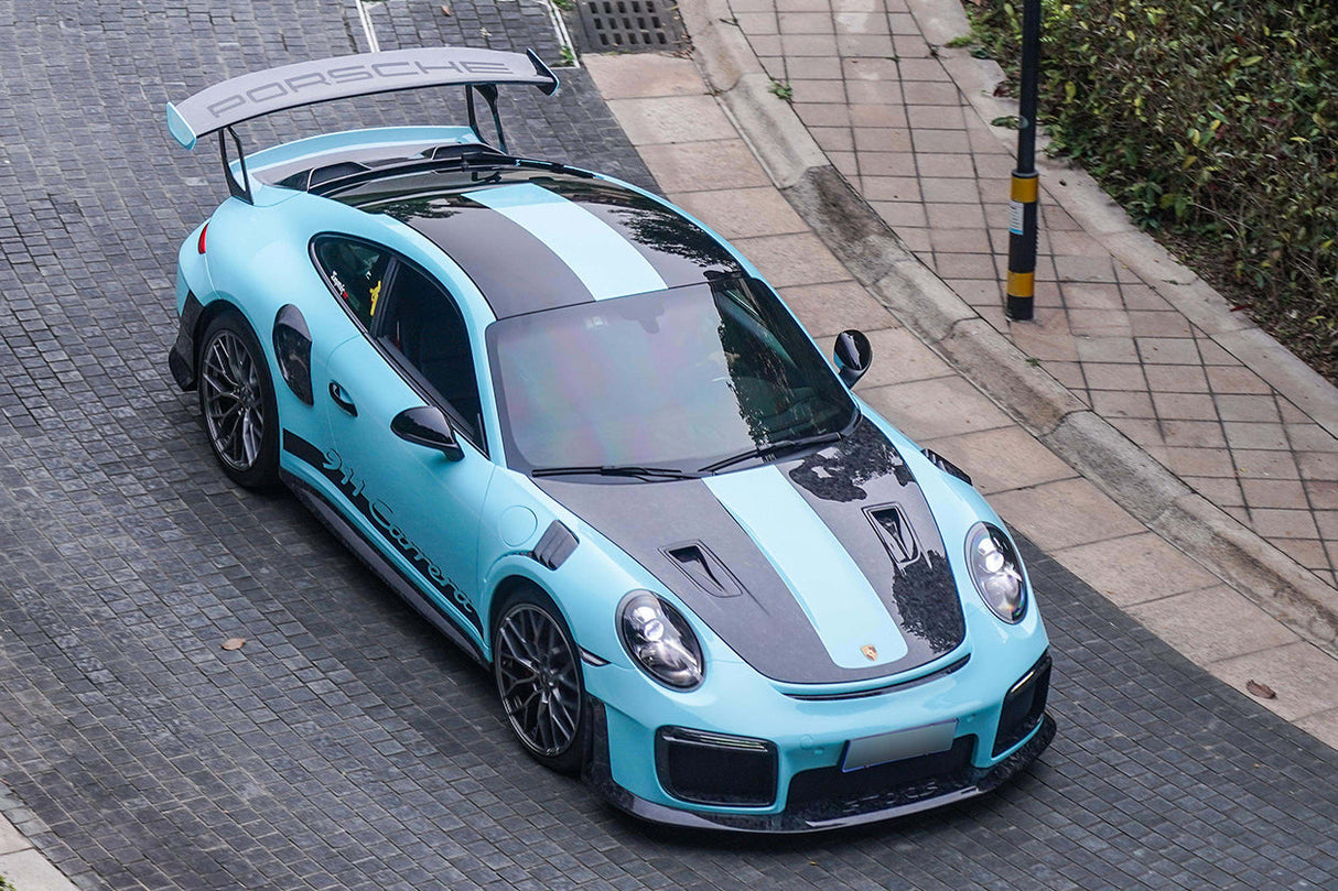 2013-2019 Porsche 991 Carrera Targa S 4 4s GT2RS Style Carbon Fiber Hood
