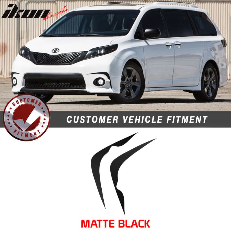 2011-2016Â Toyota Sienna SE Pre Cut Front Bumper Vinyl Accent Trim
