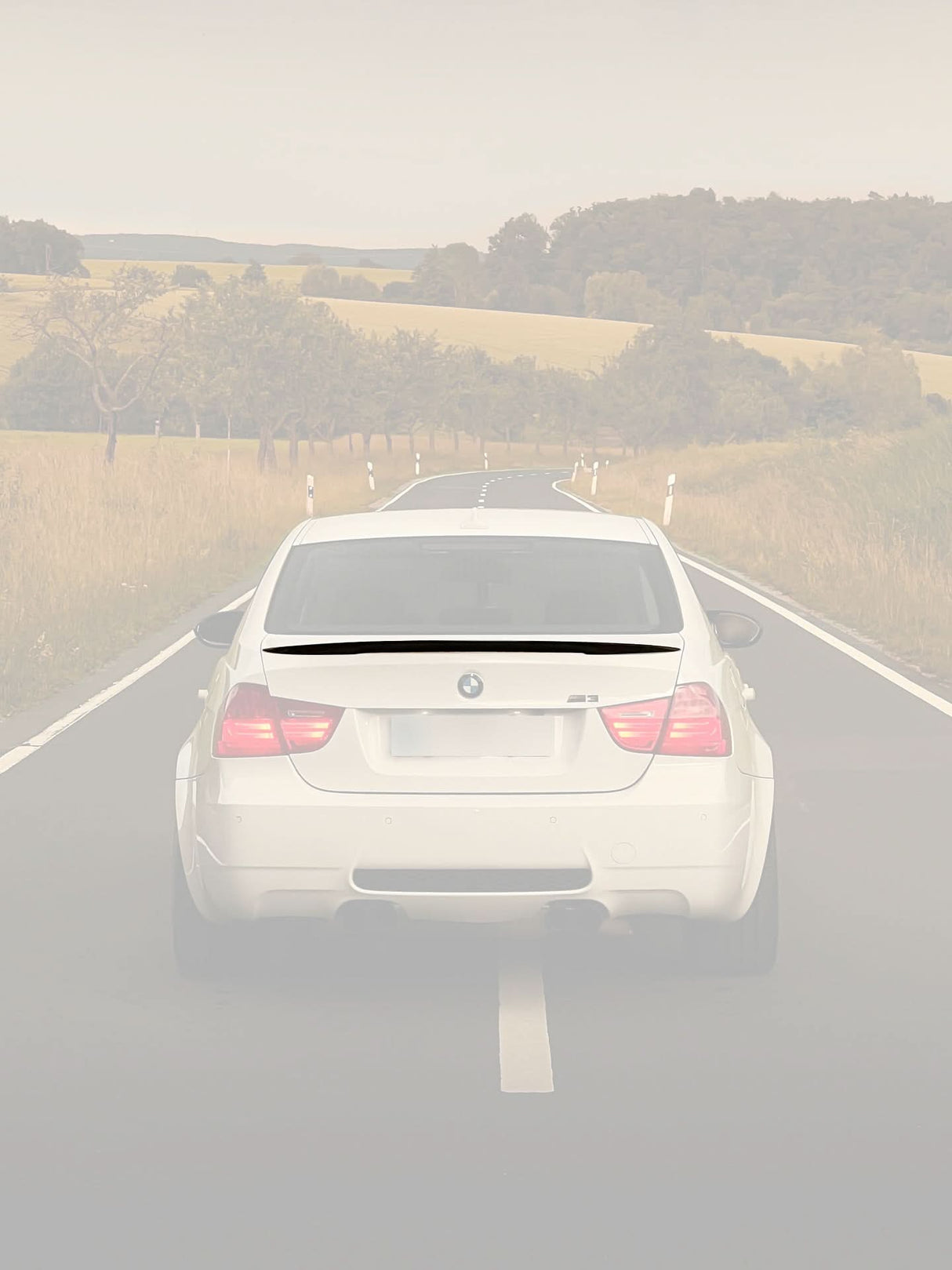 Carbon Fiber Rear Trunk Spoiler – BMW E90 3 Series (2005–2012) M-Sport Style