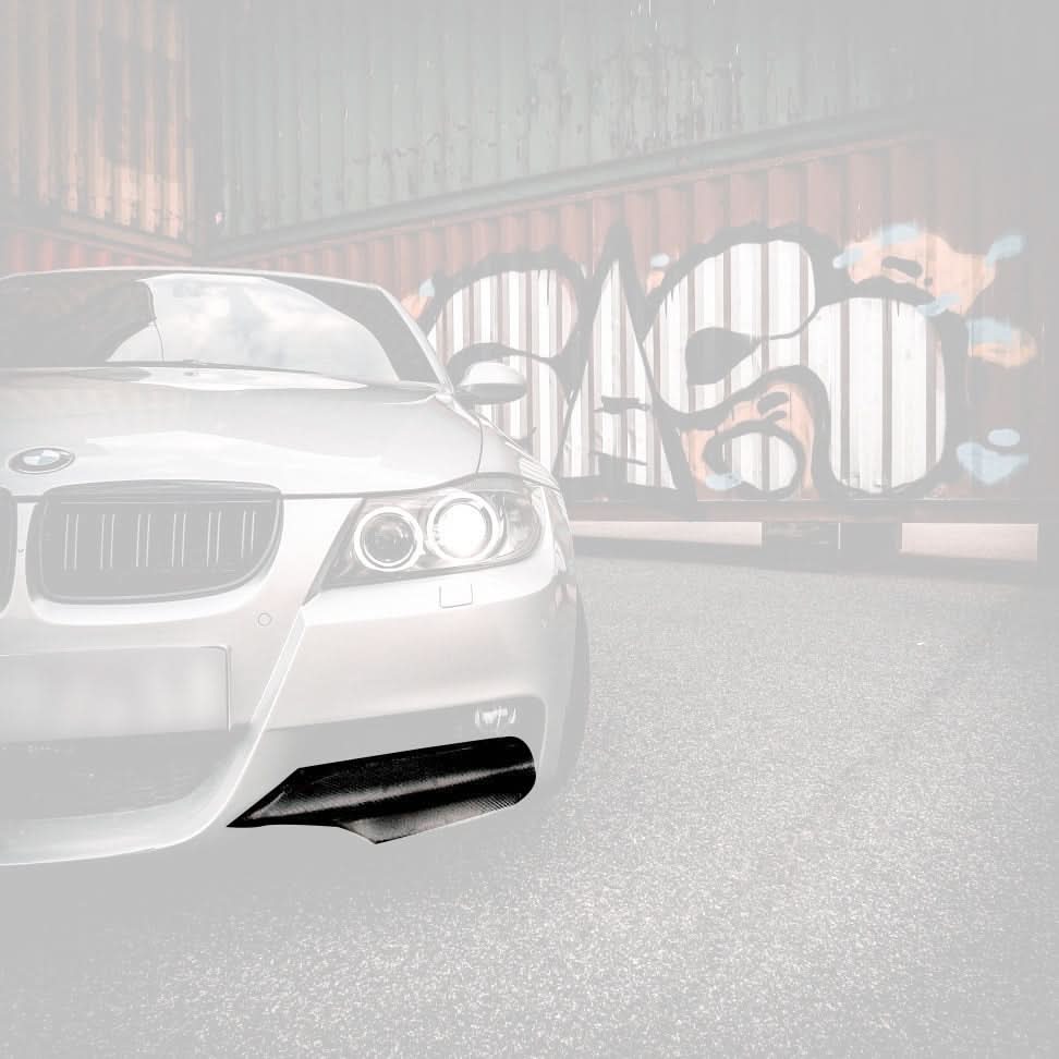Carbon Fiber Front Splitter Apron – BMW E90 M-Tech (2004–2011)