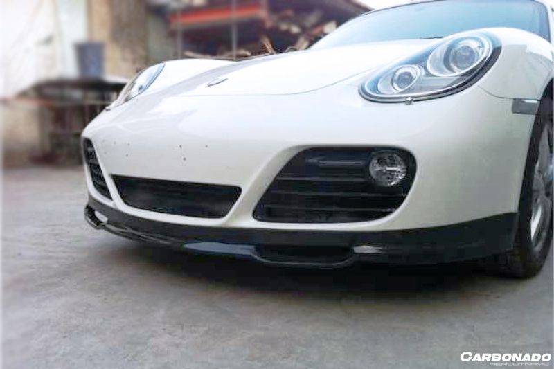 2009-2012 Porsche Cayman 987 EM Style Carbon Fiber Front Lip