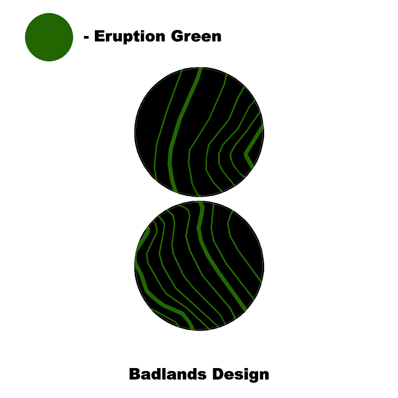 Topo Cup Holder Inserts (Printed Series + Acrylic) - 2021+ Bronco