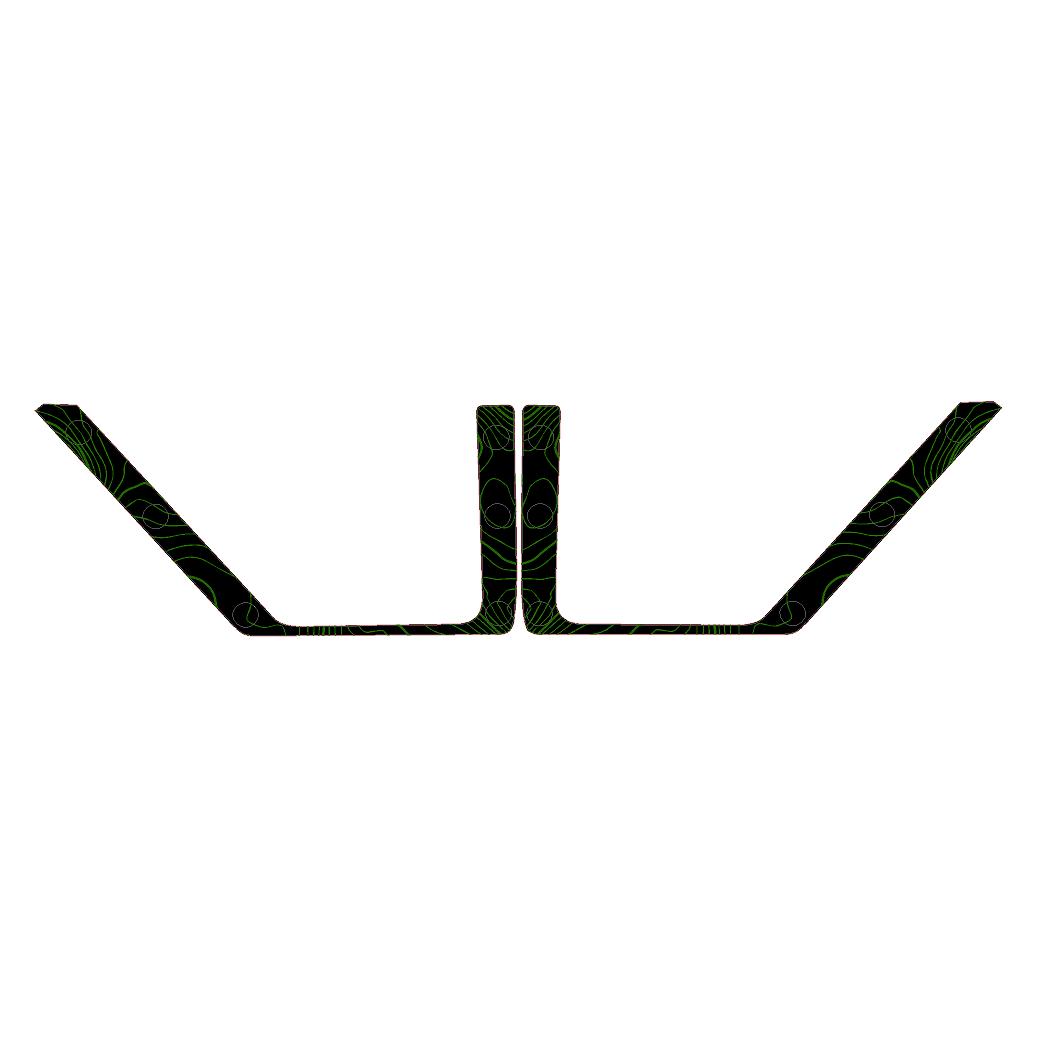 Topo Rear Door Net Trim Overlay Kit (Printed Series) - 2021+ Bronco