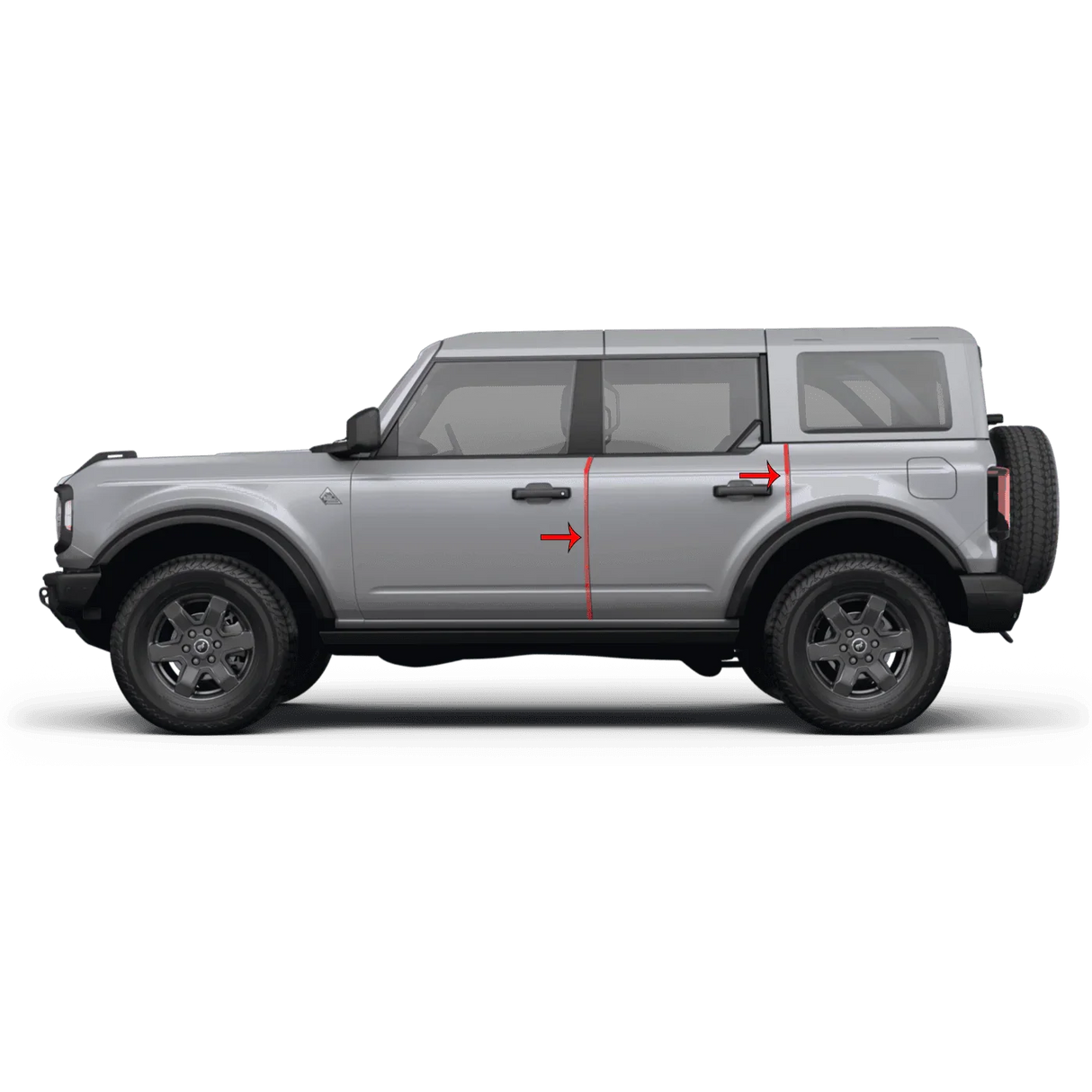 eXpert Door Edge Protection Film (Clear PPF) - 2021+ Bronco
