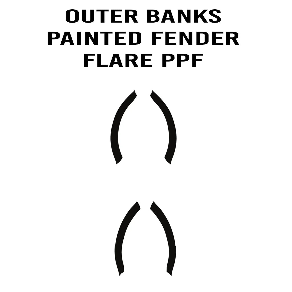 eXpert Fender Flare Paint Protection Film (Clear PPF) - 2021+ Bronco Outer Banks