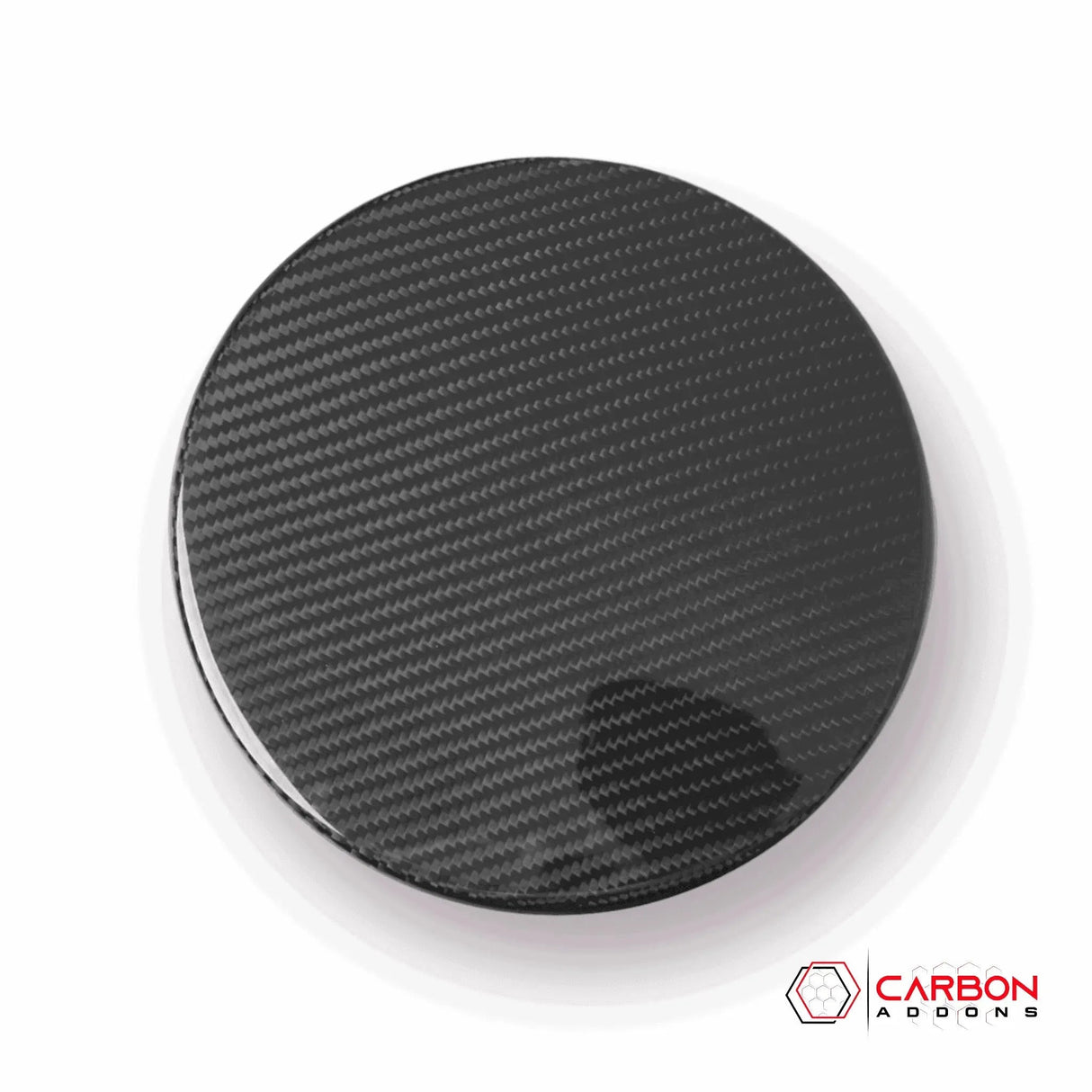 Exterior Carbon Fiber Gas Cap Cover for 2010-2015 Chevy Camaro
