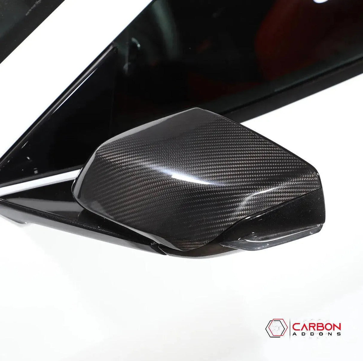 C8 Corvette Exterior Carbon Fiber Mirror Cap Replacement