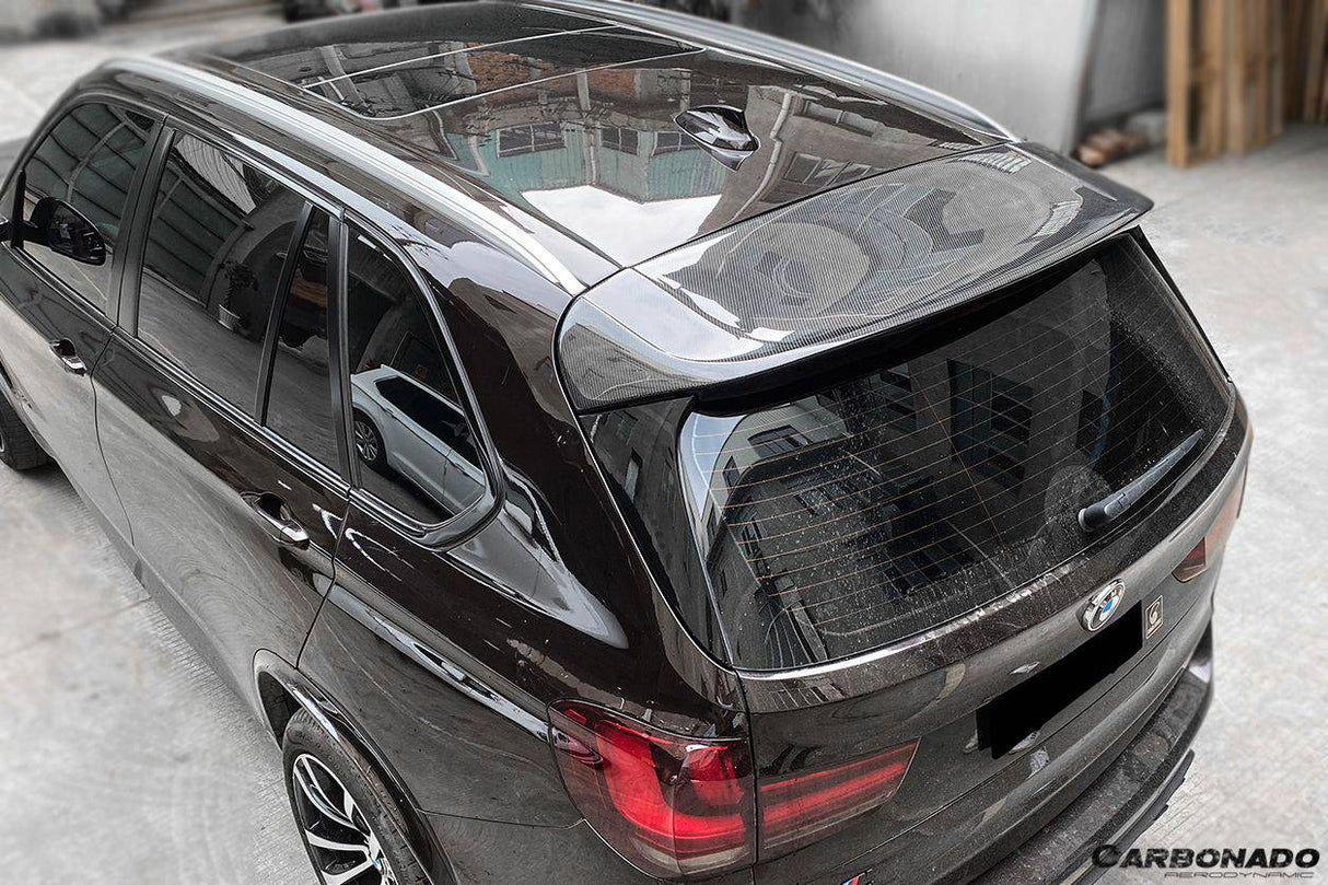 2014-2018 BMW X5 F15 VS Style Carbon Fiber Roof Spoiler