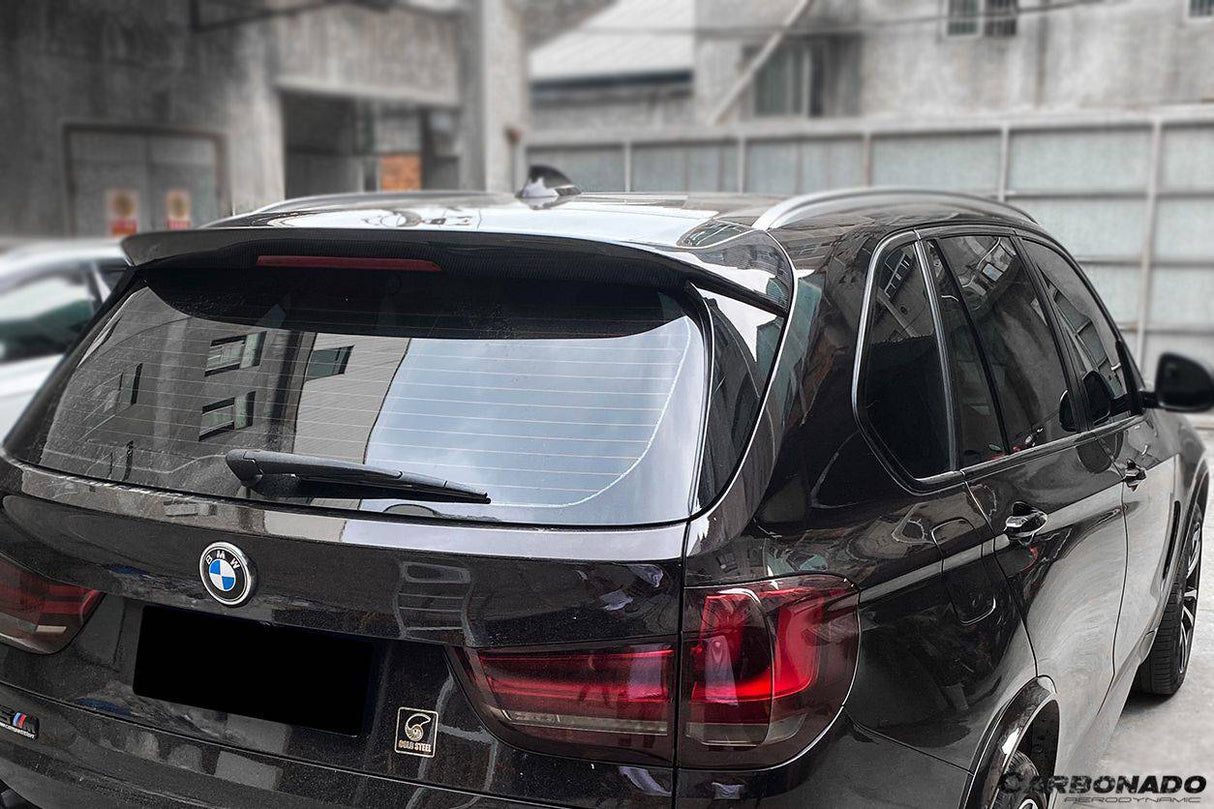 2014-2018 BMW X5 F15 VS Style Carbon Fiber Roof Spoiler