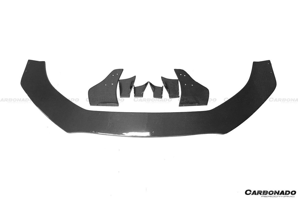 2013-2016 Audi S3 A3 Sline Sedan BKSS Style Carbon Fiber Front Lip With Under Board