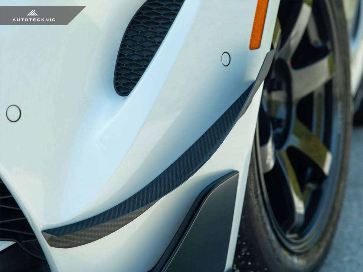 AutoTecknic Dry Carbon Canard Set - A90 Supra 2020-Up