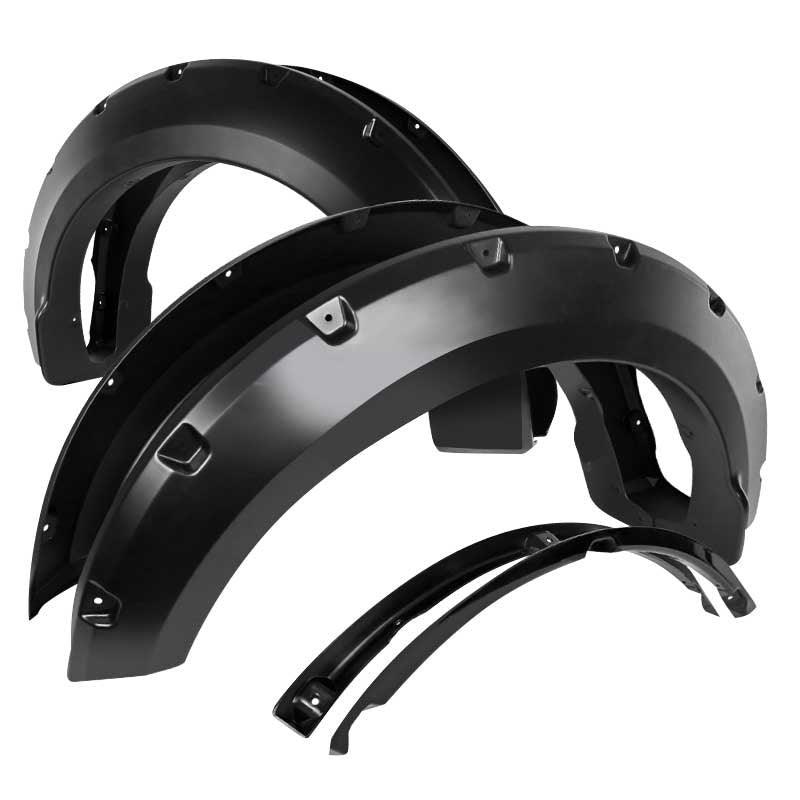 Spec-D Fender Flares Ford F150 (2015-2017) Rivet Style Styleside 67.0" / 78.8" / 97.4" bed