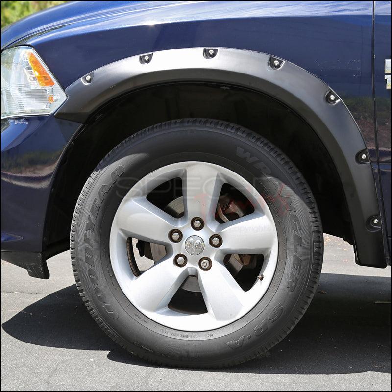 Spec-D Fender Flares Dodge Ram 1500 (2009-2018) Fleetside - Rugged Offroad Style
