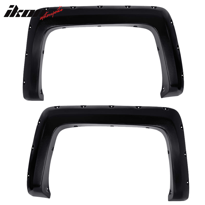 2014-2018 Chevy Silverado Short Pocket Rivet 4PCS Fender Flares ABS
