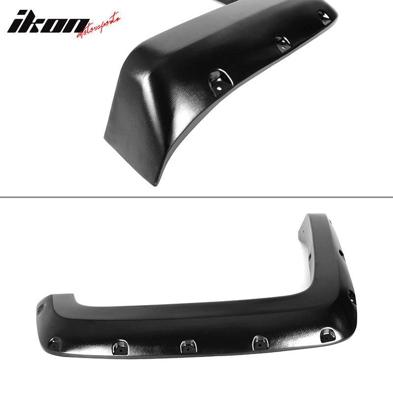 2014-2018 Chevy Silverado Short Pocket Rivet 4PCS Fender Flares ABS