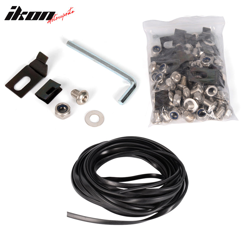 2014-2018 Chevy Silverado Short Pocket Rivet 4PCS Fender Flares ABS