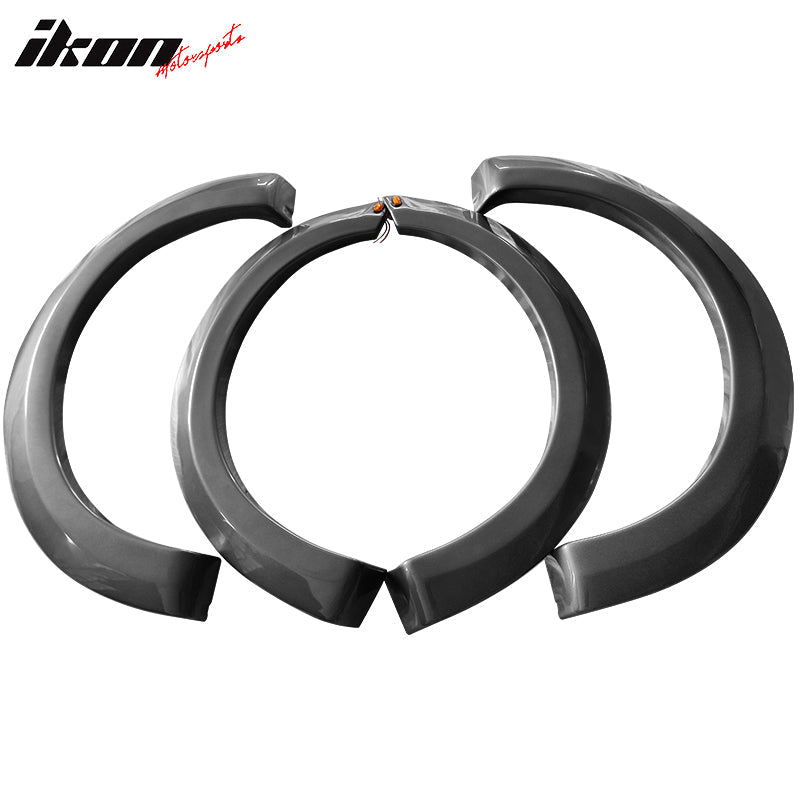 2015-2017 Ford F150 F-150 New R Painted Grey Fender Flares ABS 4PC