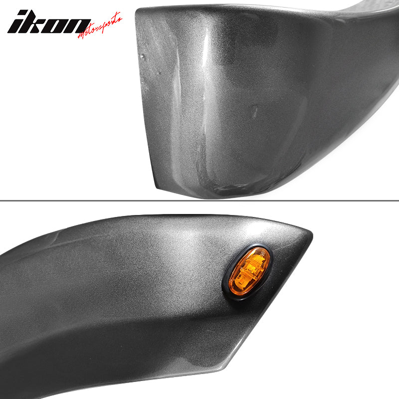 2015-2017 Ford F150 F-150 New R Painted Grey Fender Flares ABS 4PC