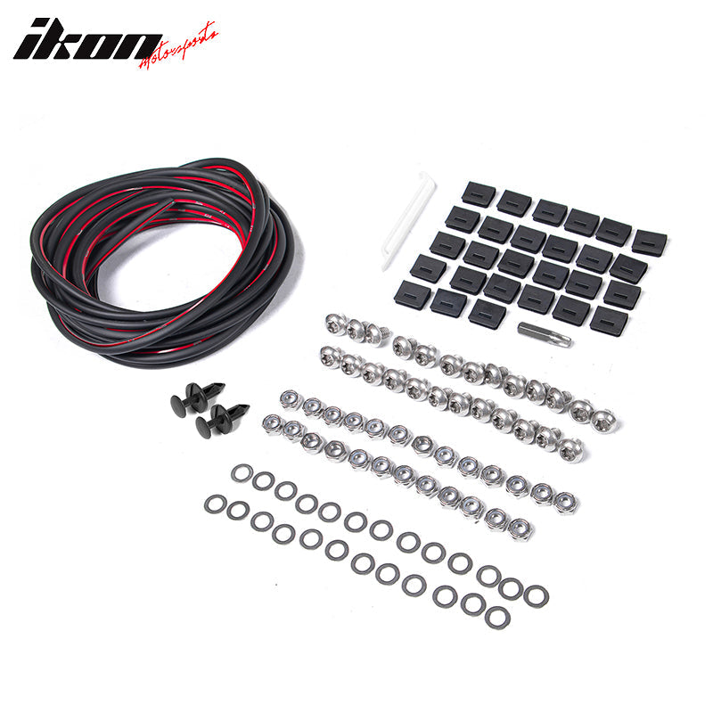 2021-2025 Ford Bronco Sport Pocket Style Black Fender Flares 6PC PP