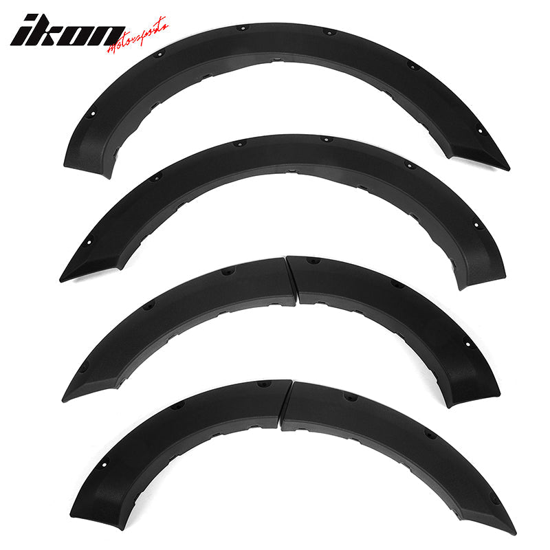 2021-2025 Ford Bronco Sport Pocket Style Black Fender Flares 6PC PP