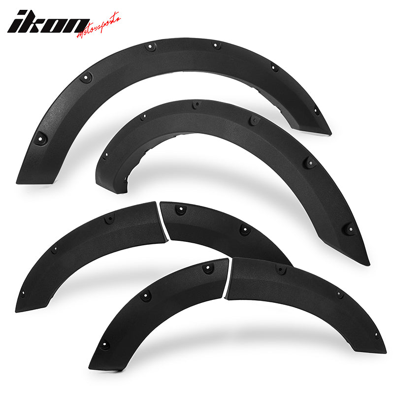 2021-2025 Ford Bronco Sport Pocket Style Black Fender Flares 6PC PP