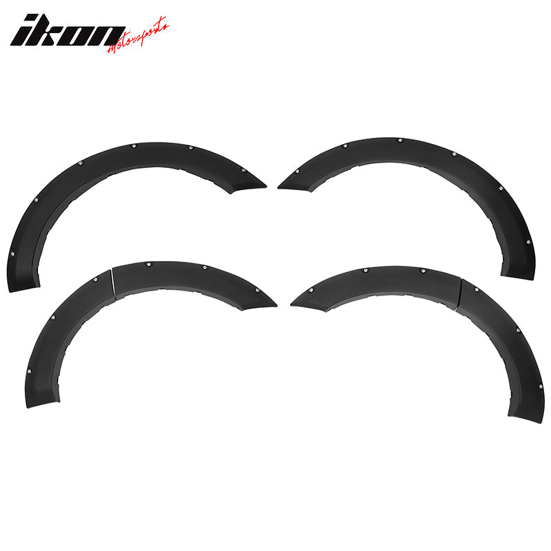 2021-2025 Ford Bronco Sport Pocket Style Black Fender Flares 6PC PP