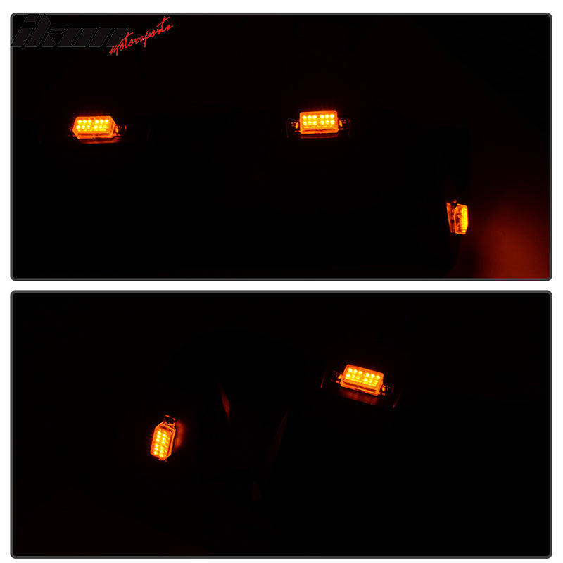 2007-2018 Jeep Wrangler JK Pocket Rivet Fender Flare w/ LED Side Maker