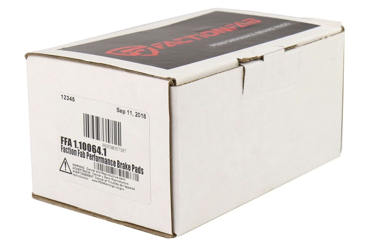 FactionFab F-Spec Rear Brake Pads Subaru WRX 2003-2005