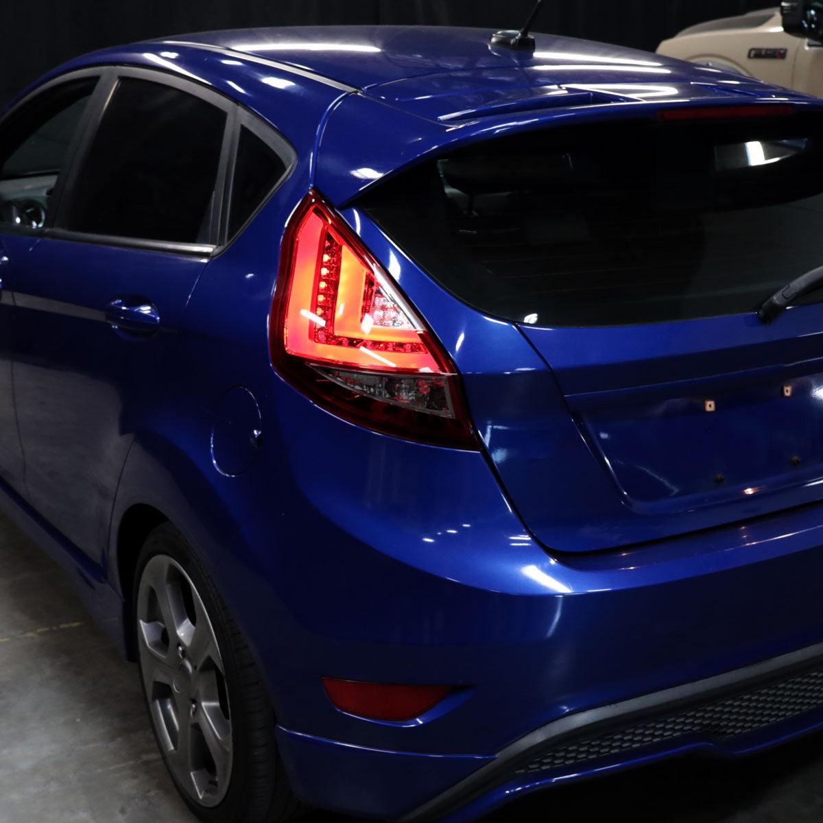 Ford Fiesta / Fiesta ST Smoked, Clear or Red Smoked LED Tail Lights (2014-2019) - K2 Industries