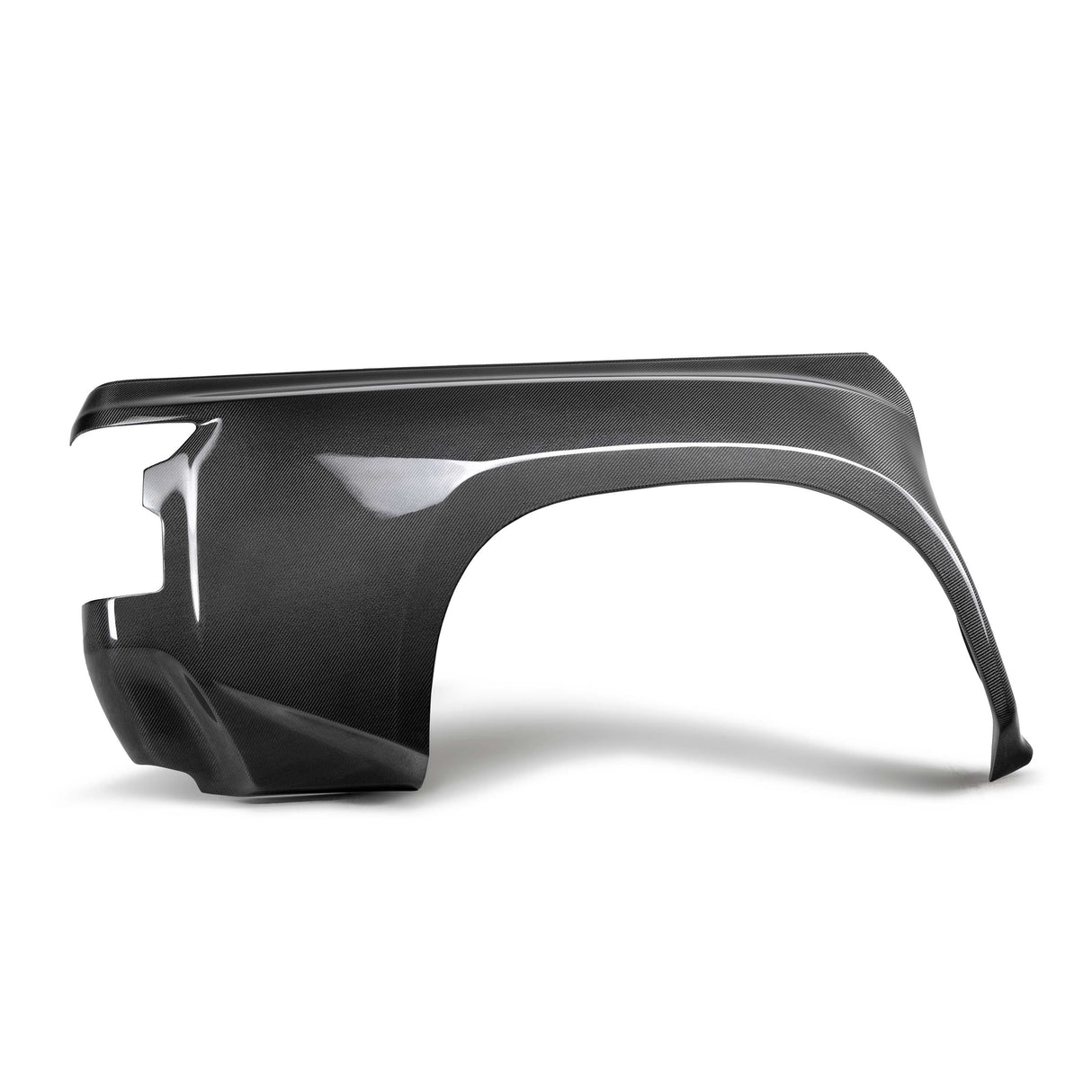 MB-style carbon fiber bedsides for 2022 Nissan Frontier (2" rise & 4" wider)