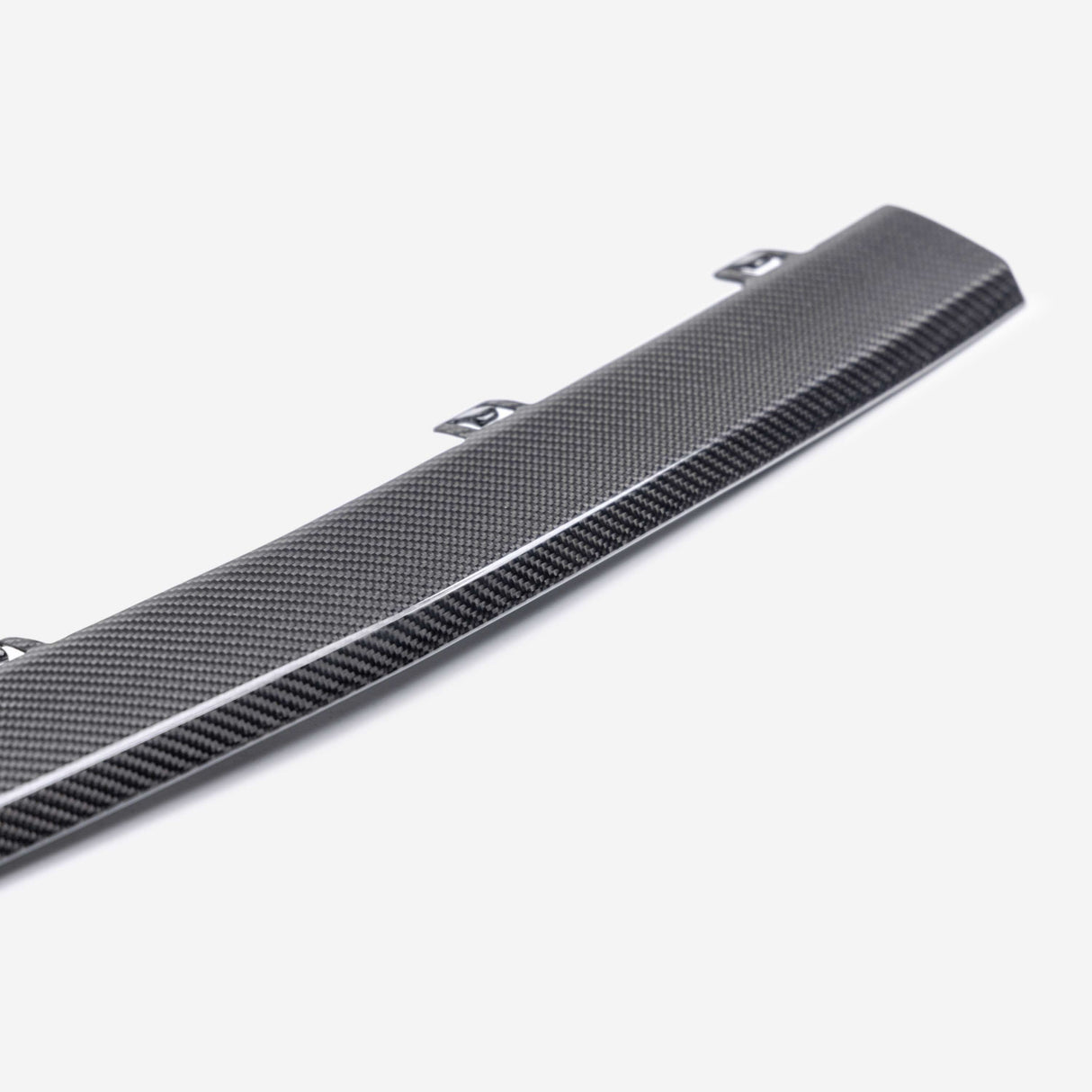 Carbon fiber upper grille trim for 2024 Ford Mustang Dark Horse